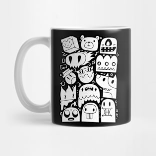 Doodle White OBIB Mug